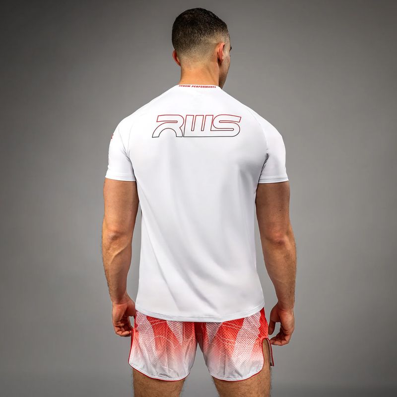 Men's T-shirt Venum x RWS 2.0 Dry-Tech white/red 3