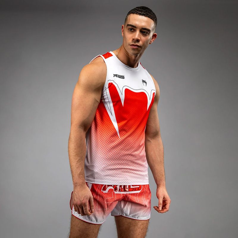 Men's T-shirt Venum x RWS 2.0 Dry-Tech Tank Top white/red 3