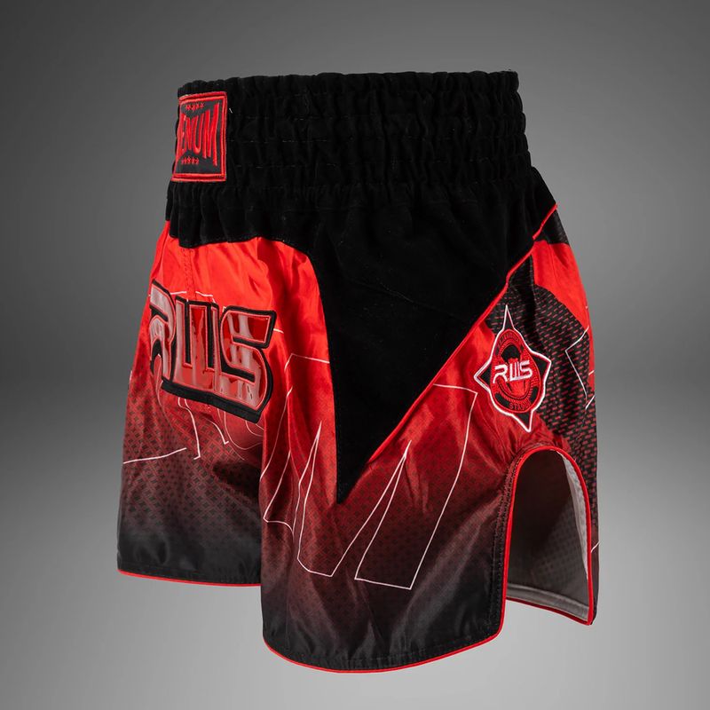 Men's training shorts Venum x RWS 2.0 Muay Thai black/red 2