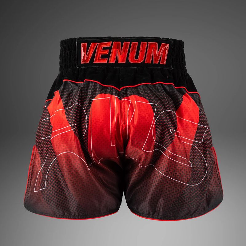 Men's training shorts Venum x RWS 2.0 Muay Thai black/red 3