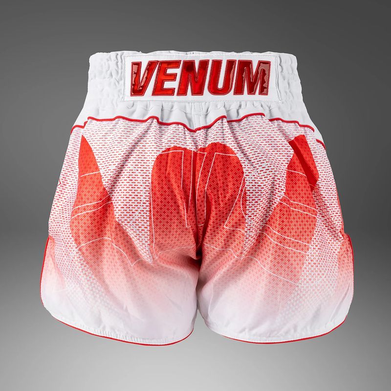 Men's training shorts Venum x RWS 2.0 Muay Thai white/red 2