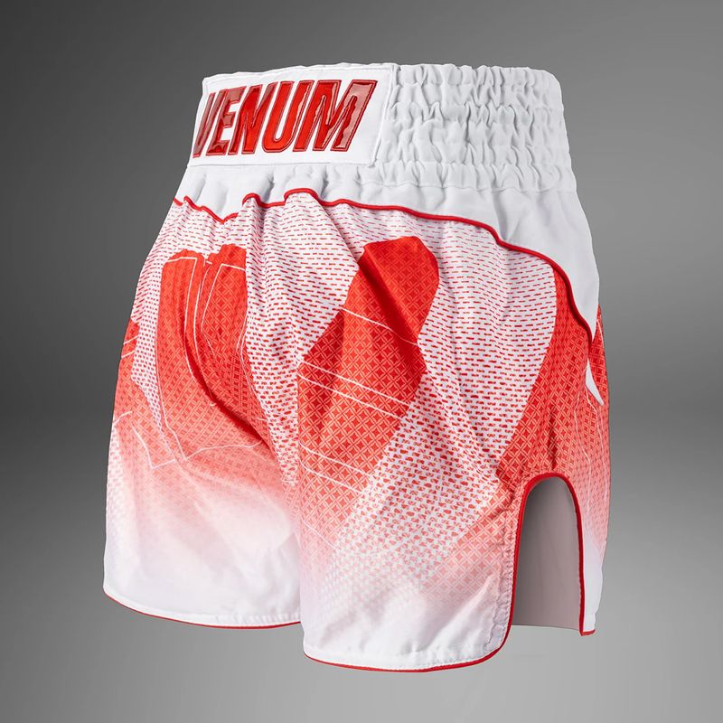 Men's training shorts Venum x RWS 2.0 Muay Thai white/red 4