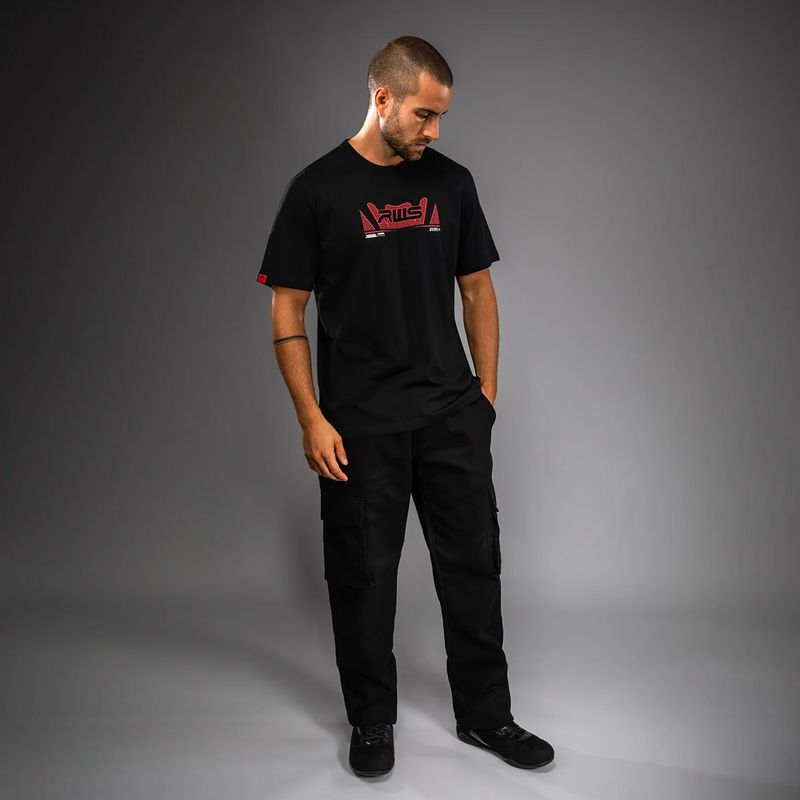 Men's T-shirt Venum x RWS 2.0 black/red 2