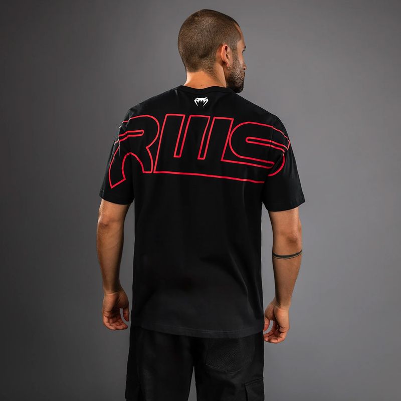 Men's T-shirt Venum x RWS 2.0 black/red 3