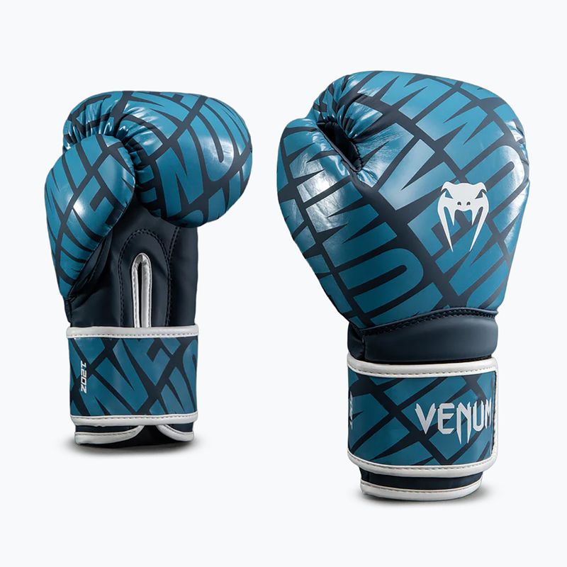 Boxing gloves Venum Contender 1.5XT Boxing navy blue/sky blue 2