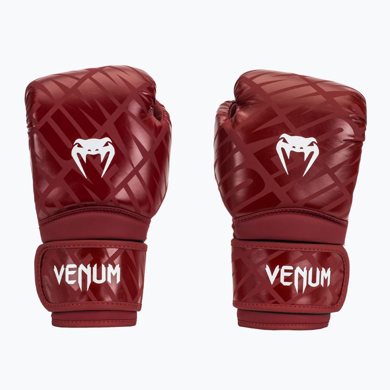 Boxing gloves Venum Contender 1.5XT Boxing glossy burgundy 2