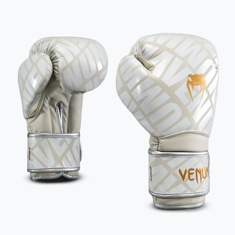 Boxing gloves Venum Contender 1.5XT Boxing light beige/white cream 2