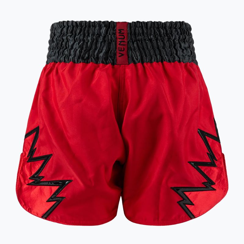 Men's training shorts Venum Inferno Muay Thai red/charcol grey/black 2