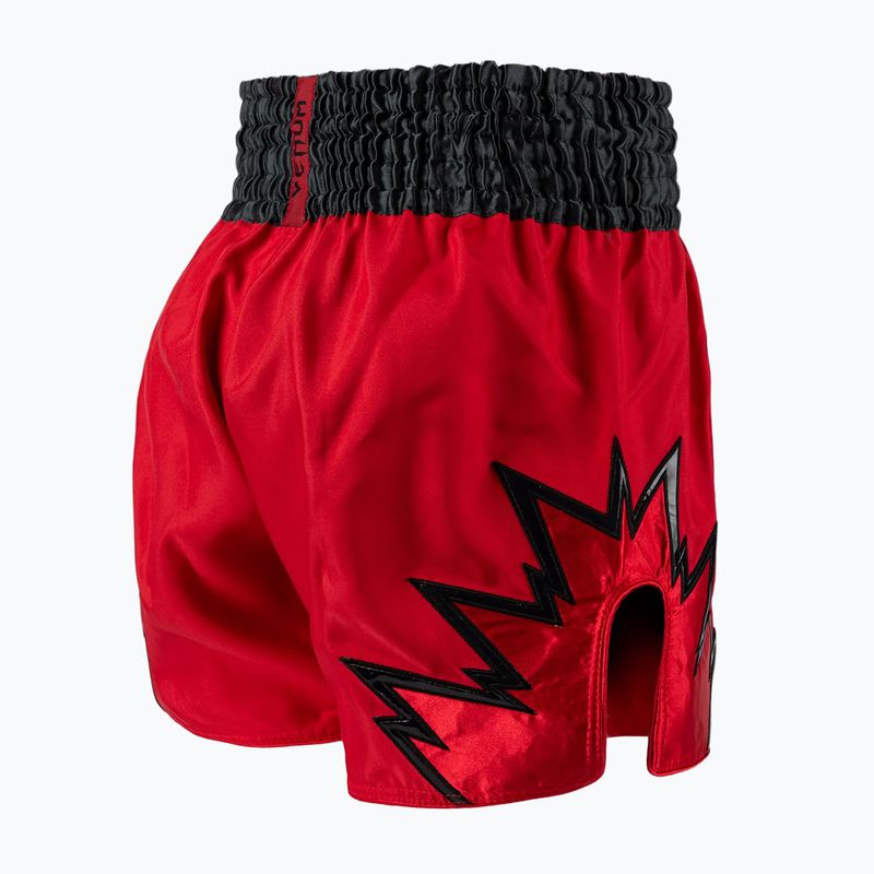 Men's training shorts Venum Inferno Muay Thai red/charcol grey/black 4