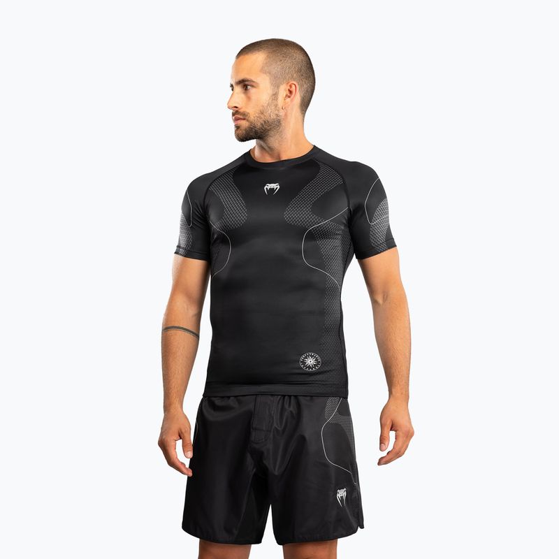 Men's rashguard Venum Nexus black/silver 3