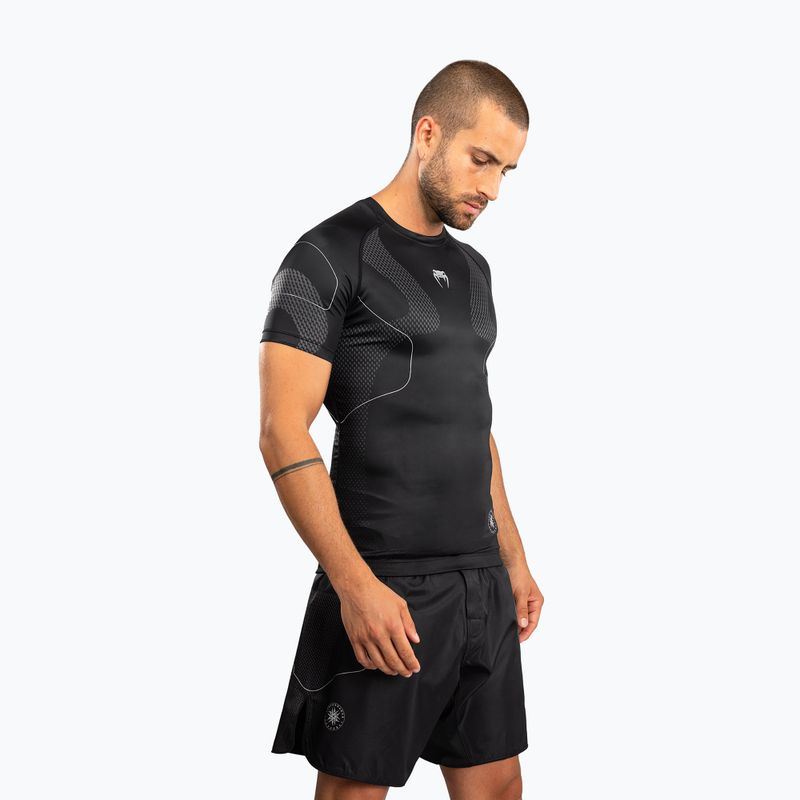 Men's rashguard Venum Nexus black/silver 4