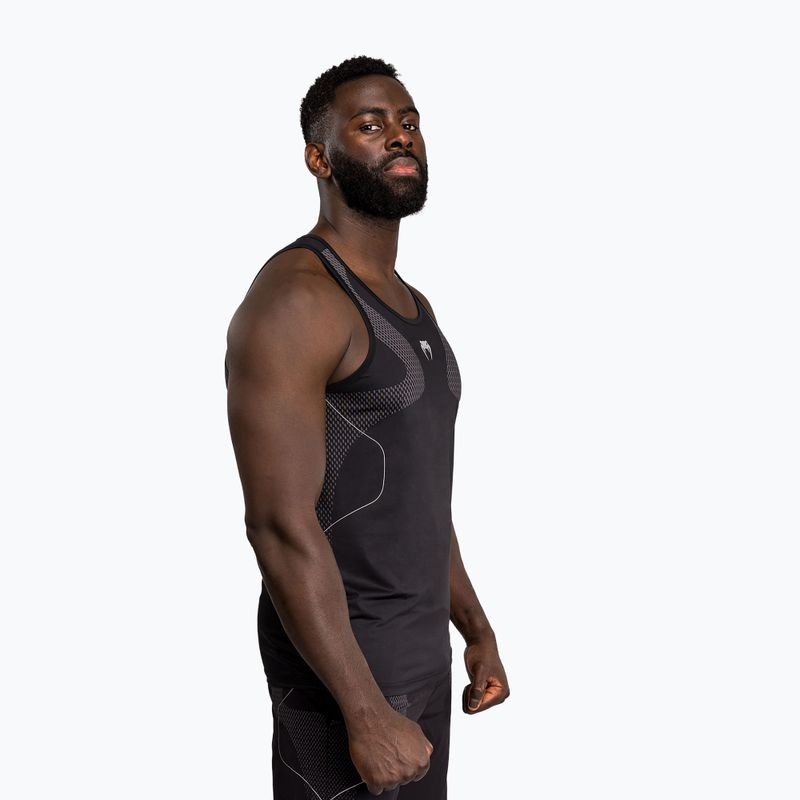 Men's training T-shirt Venum Nexus Dry Tech black/silver 4