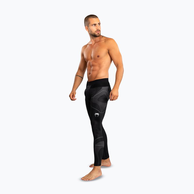 Men's training leggings Venum Nexus Spats black/silver 4