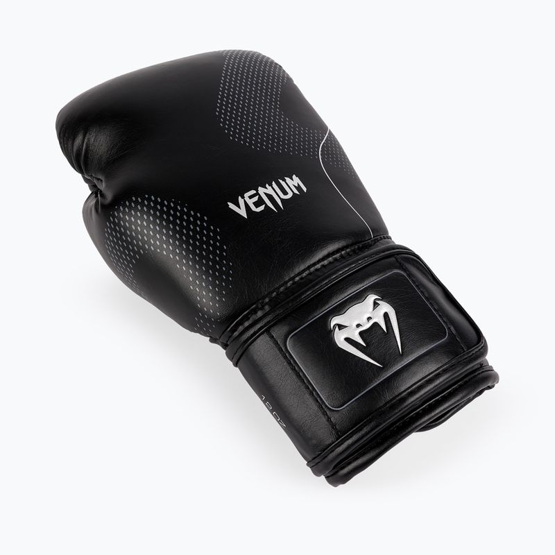 Boxing gloves Venum Nexus Boxing black/silver 3