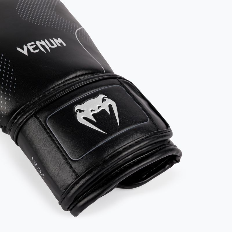 Boxing gloves Venum Nexus Boxing black/silver 4