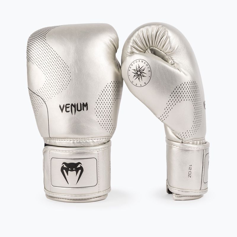 Boxing gloves Venum Nexus Boxing silver/black 2