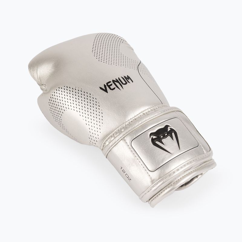 Boxing gloves Venum Nexus Boxing silver/black 3