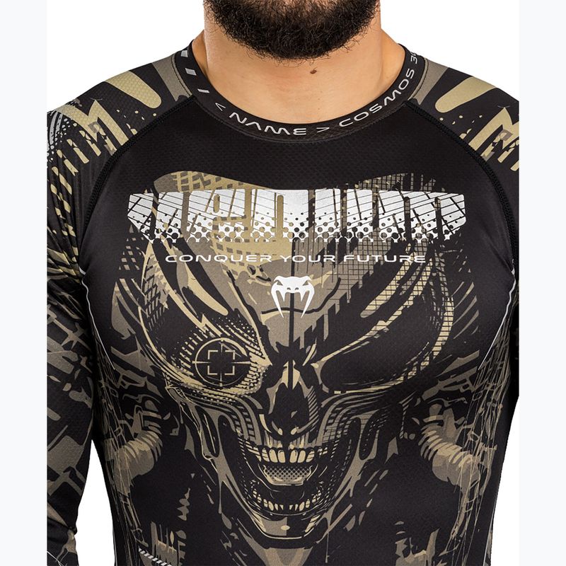 Men's longsleeve rashguard Venum Invader black/sand 6