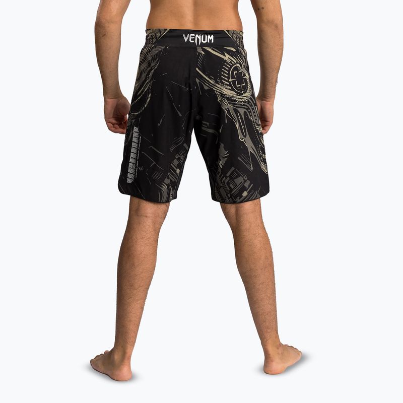 Men's training shorts Venum Invader Fight black/sand 3