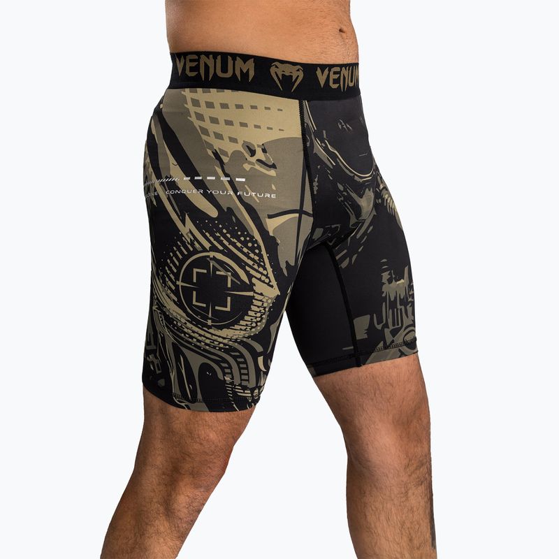 Men's training shorts Venum Invander Vale Tudo black/sand 8