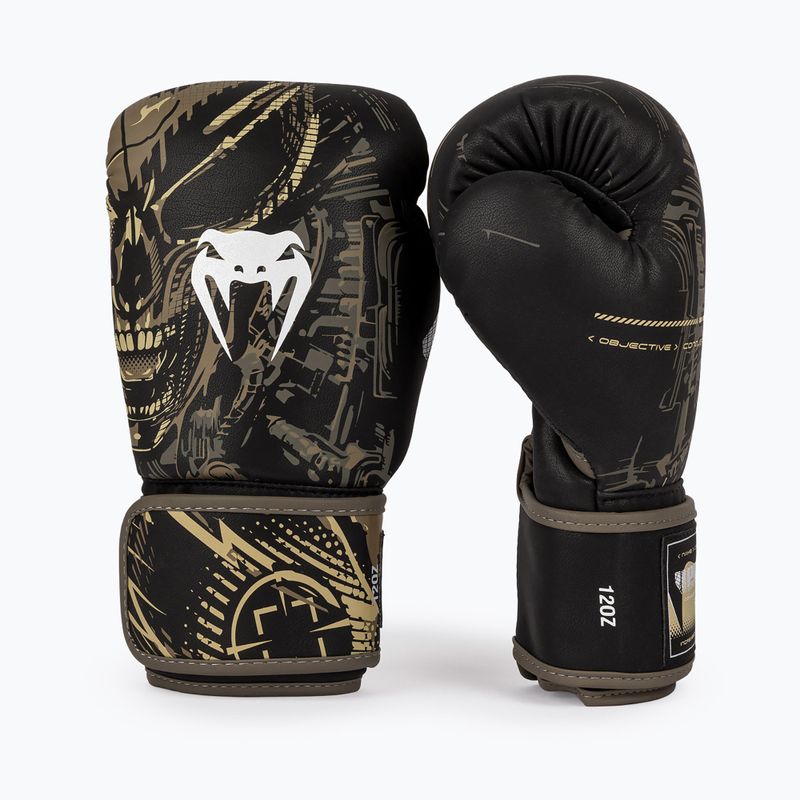 Boxing gloves Venum Invader Boxing black/sand 3