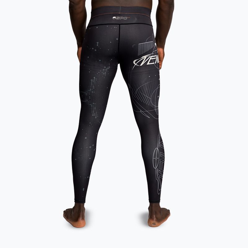 Men's training leggings Venum Eclipse Spats black/ivort 3