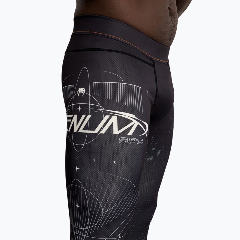Men's training leggings Venum Eclipse Spats black/ivort 7