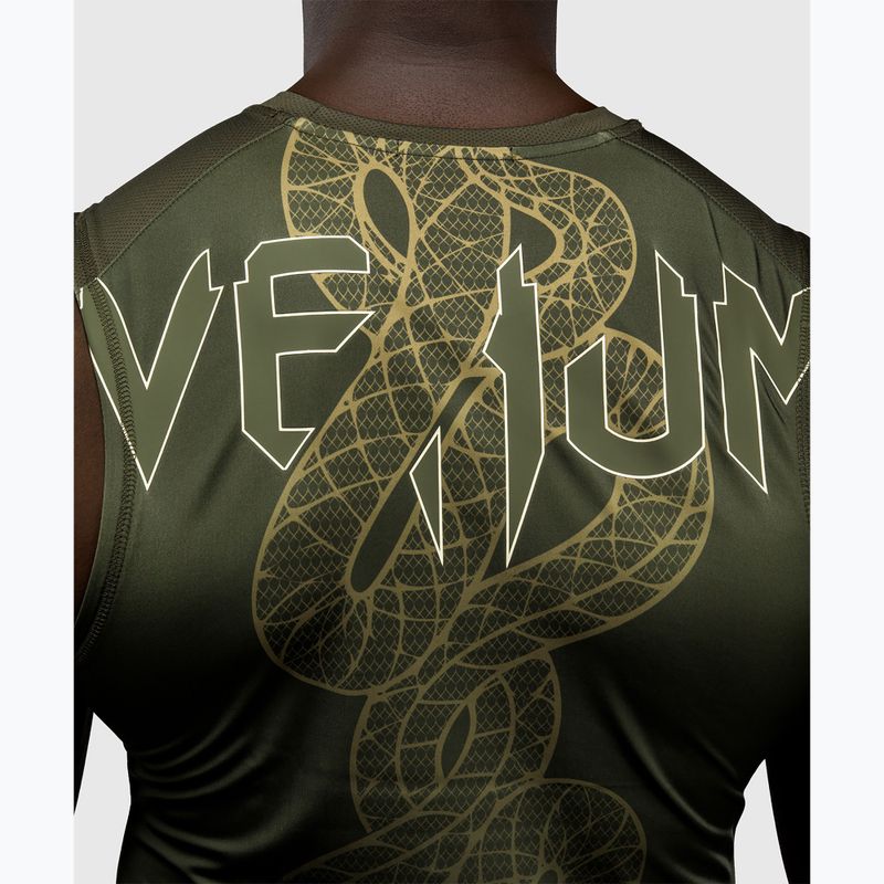 Men's rashguard Venum Serpenti Rashguards Sleeveless kaki/bronze/ivory 6