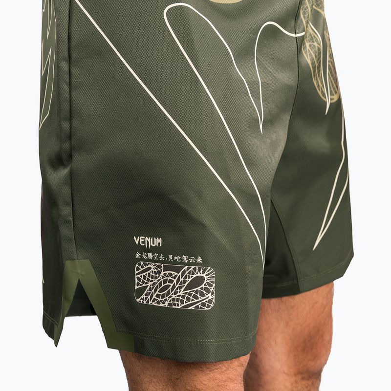 Men's training shorts Venum Serpenti Fight khaki/bronze/ivory 6