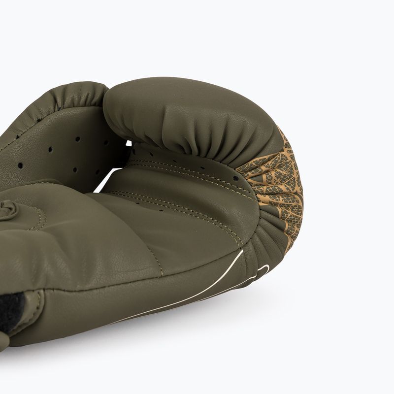 Boxing gloves Venum Serpenti Boxing khaki/bronze/ivory 6