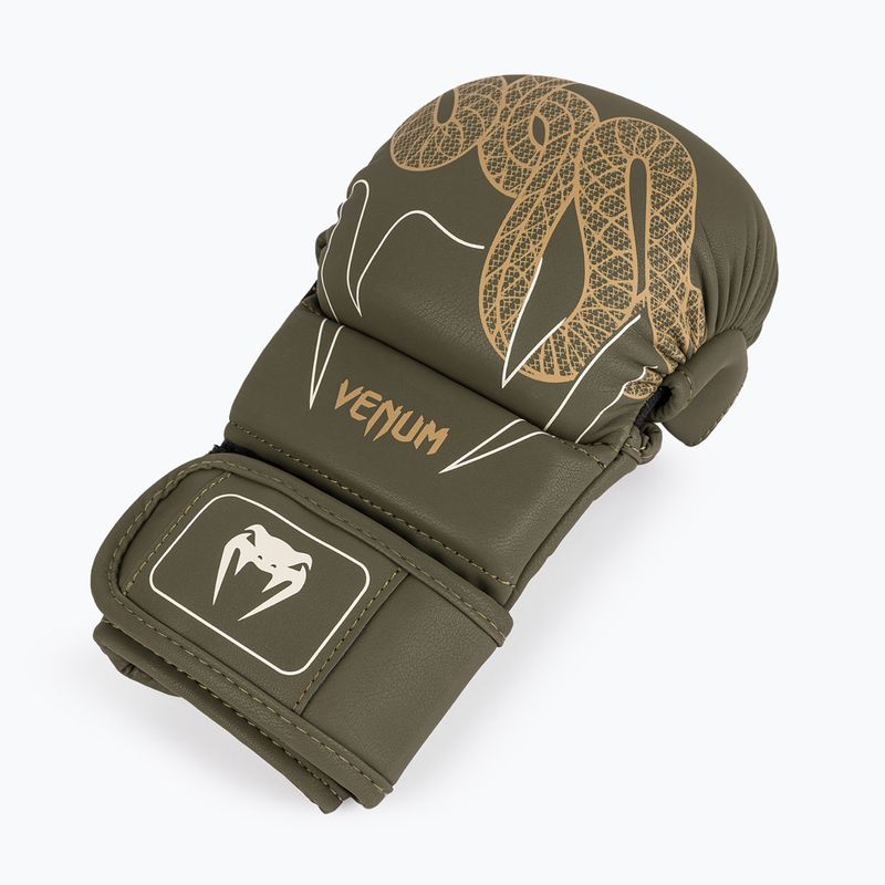 Boxing gloves Venum Serpenti Sparring khaki/bronze/ivory 3