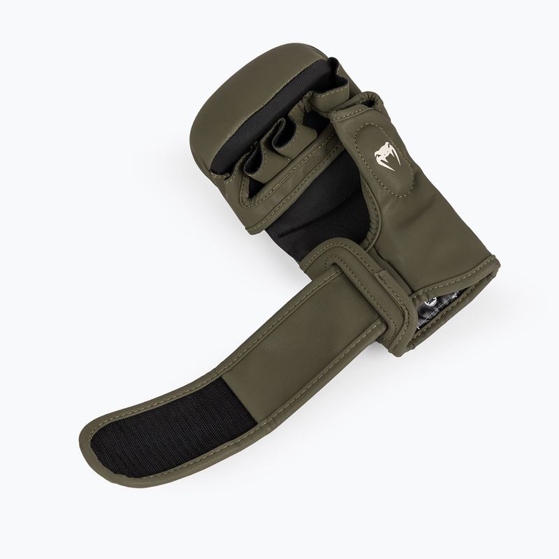 Boxing gloves Venum Serpenti Sparring khaki/bronze/ivory 5