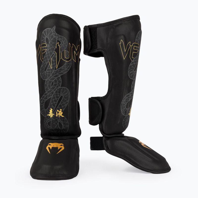 Foot and tibia protectors Venum Serpenti black/silver/gold 2
