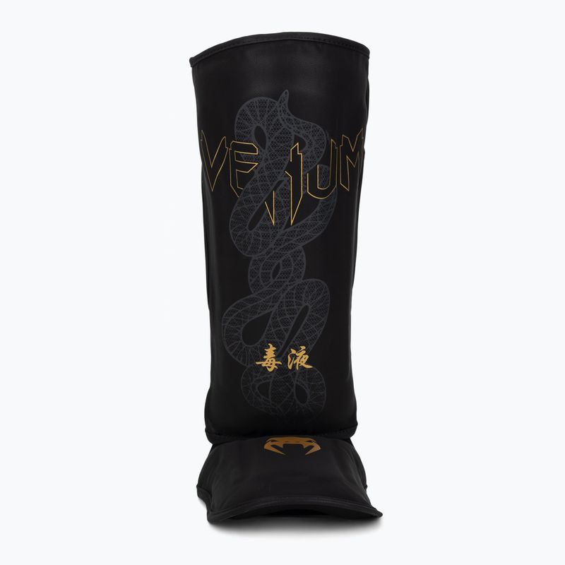 Foot and tibia protectors Venum Serpenti black/silver/gold 4