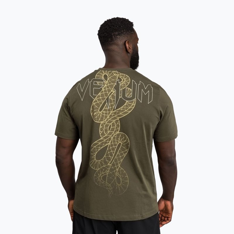 Men's T-shirt Venum Serpenti kaki/bronze/ivory 2