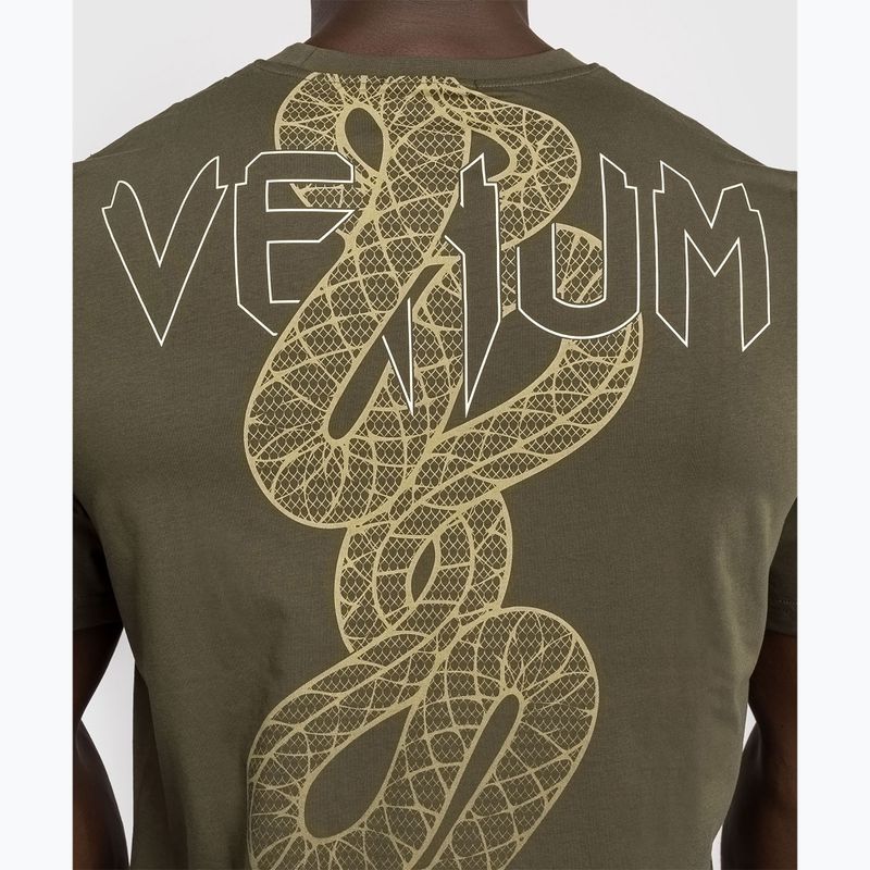 Men's T-shirt Venum Serpenti kaki/bronze/ivory 4