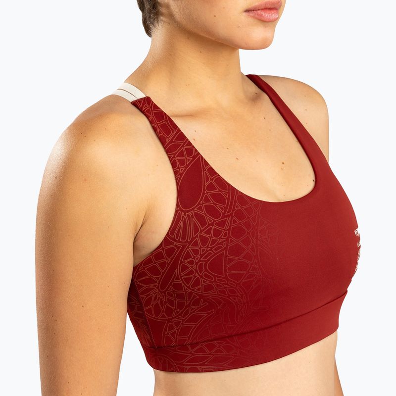 Training bra Venum Serpenti burgundy/ivory 6