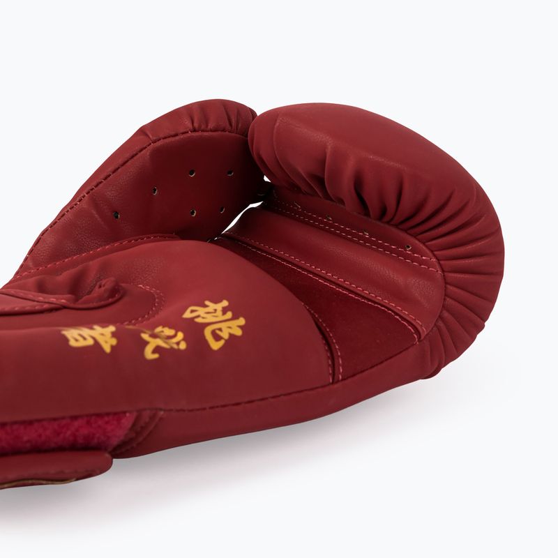 Boxing gloves Venum Serpenti Boxing burgundy/ivory 3