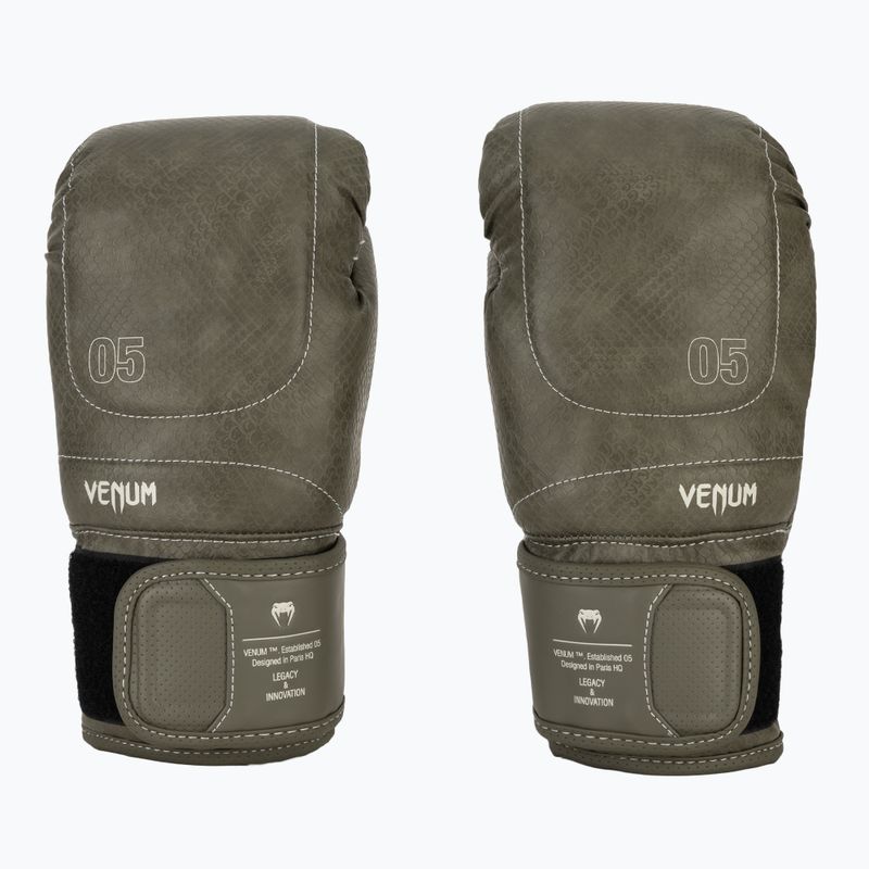 Boxing gloves Venum Impact Evo Scales Boxing army green 2