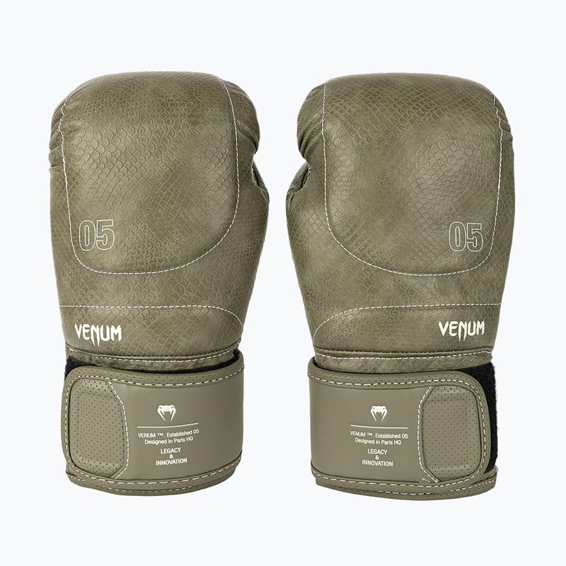 Boxing gloves Venum Impact Evo Scales Boxing army green 2