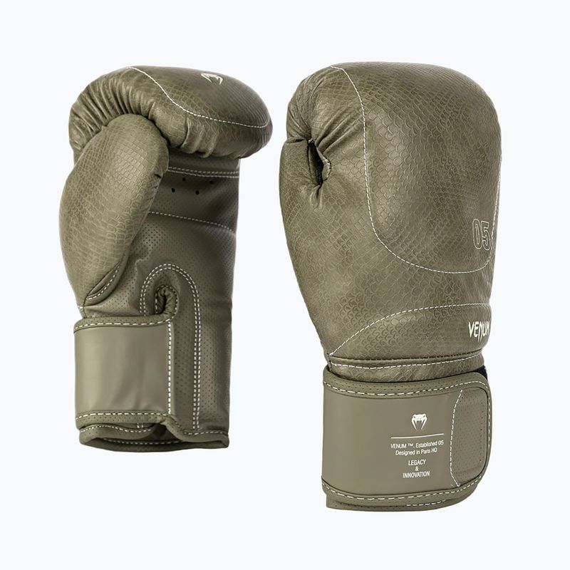 Boxing gloves Venum Impact Evo Scales Boxing army green 3