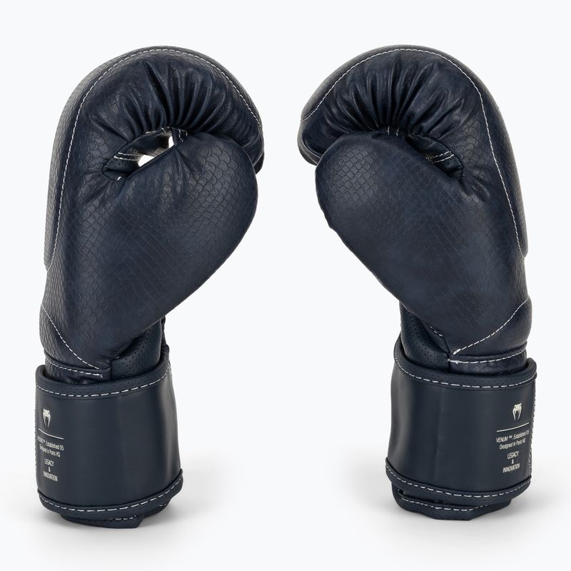 Boxing gloves Venum Impact Evo Scales Boxing midnight blue 4