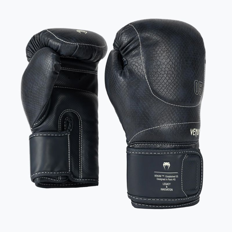 Boxing gloves Venum Impact Evo Scales Boxing midnight blue 4