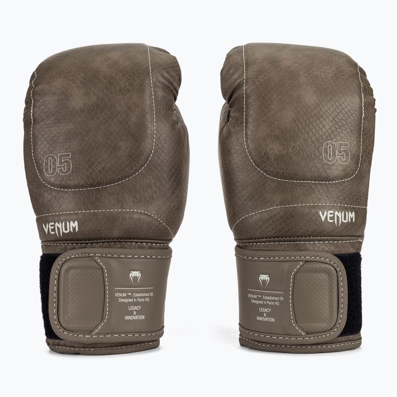 Boxing gloves Venum Impact Evo Scales Boxing brown 2