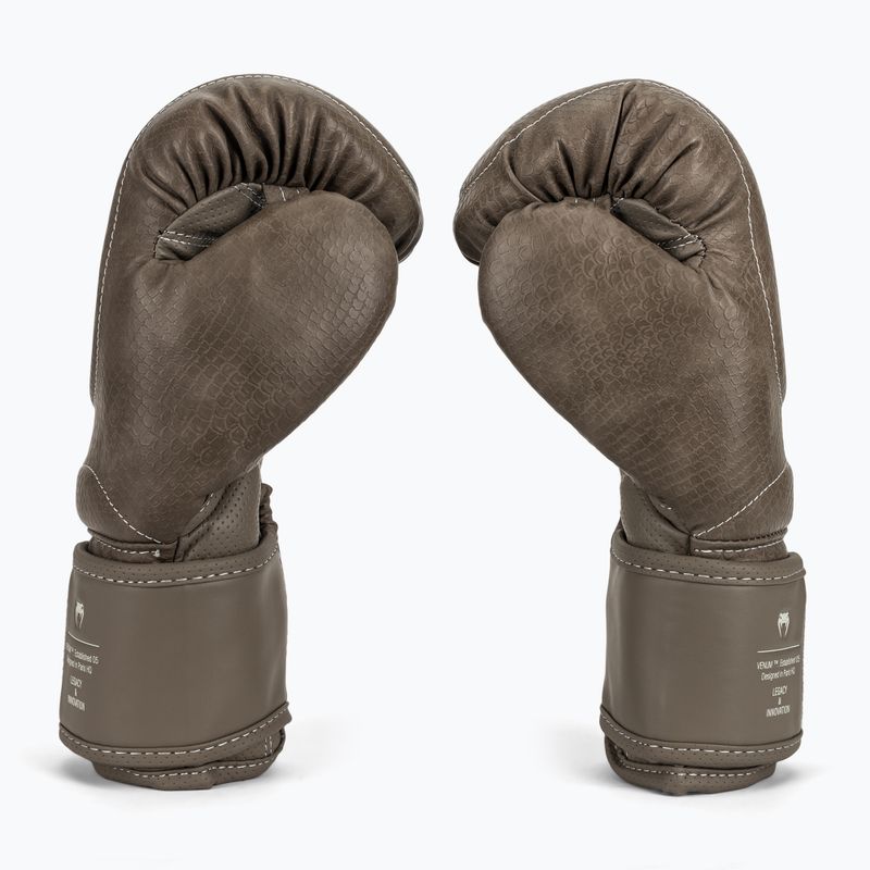 Boxing gloves Venum Impact Evo Scales Boxing brown 4