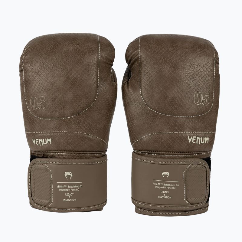 Boxing gloves Venum Impact Evo Scales Boxing brown 2