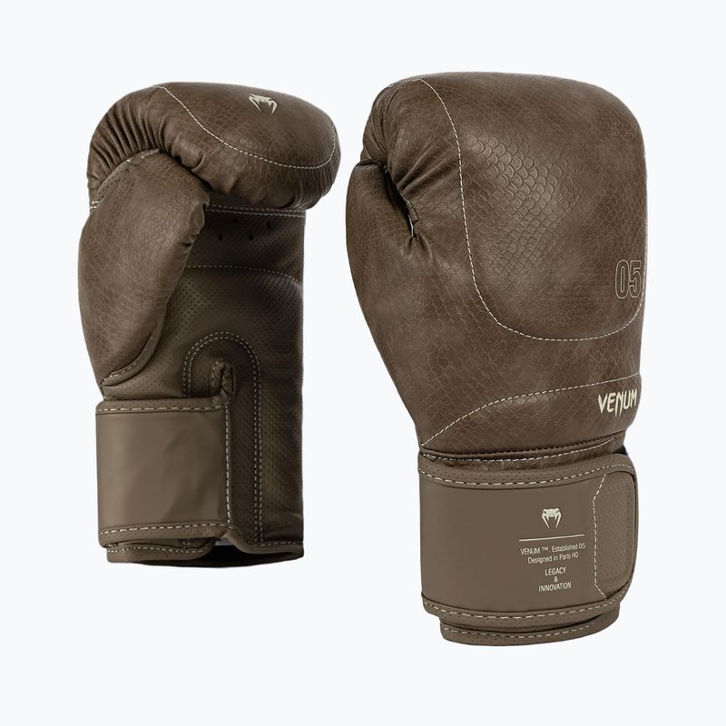 Boxing gloves Venum Impact Evo Scales Boxing brown 4