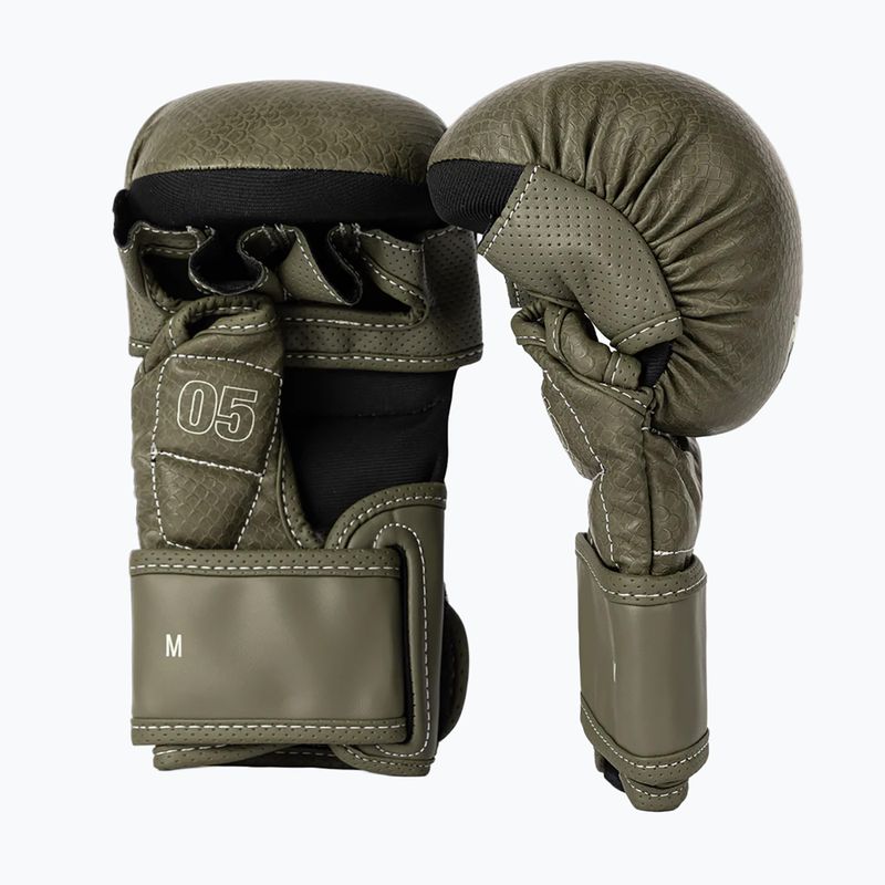 MMA Sparring Gloves Venum Impact Evo Scales MMA army green 2