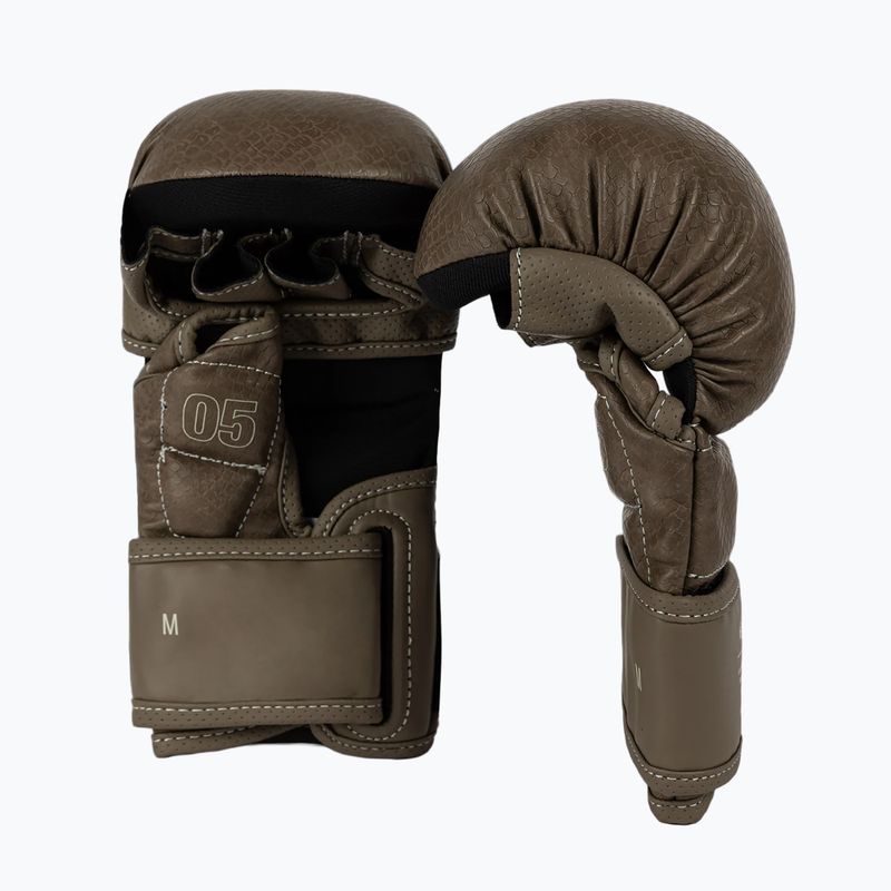 MMA sparring gloves Venum Impact Evo Scales MMA brown 4