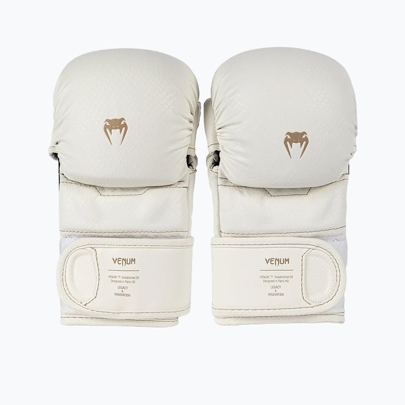 MMA sparring gloves Venum Impact Evo Scales MMA ivory